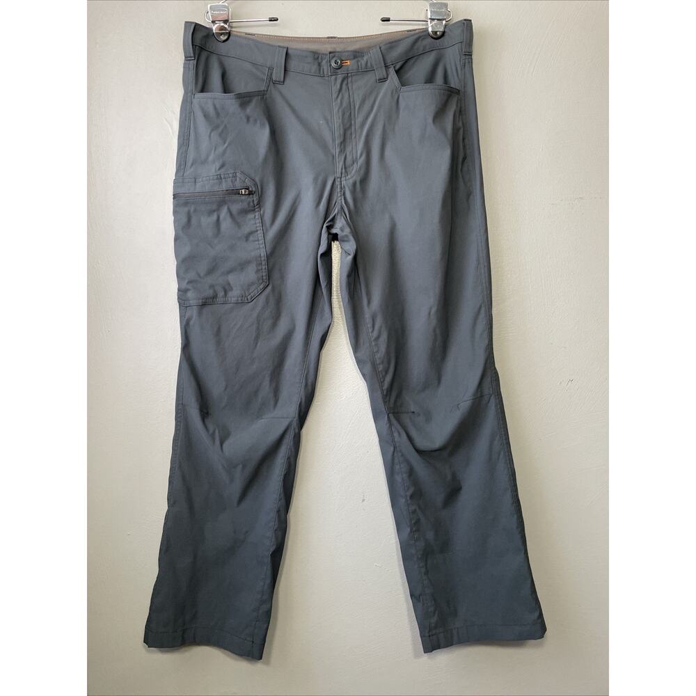 Eddie Bauer Performance Pants Men Size 36X30 Gray Nylon Gorpcore Hiking Outdoors